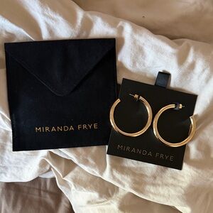Miranda Frye Freda Gold Hoop Earrings